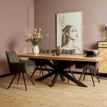Mango eettafel 240 cm matrix