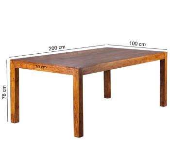 Eettafel 200 cm sheesham hout
