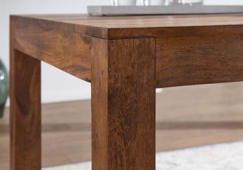 eetkamertafel sheesham hout 180 cm hoekpoten