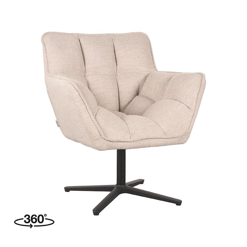  Fauteuil Ian - Naturel - Boucle afbeelding 1