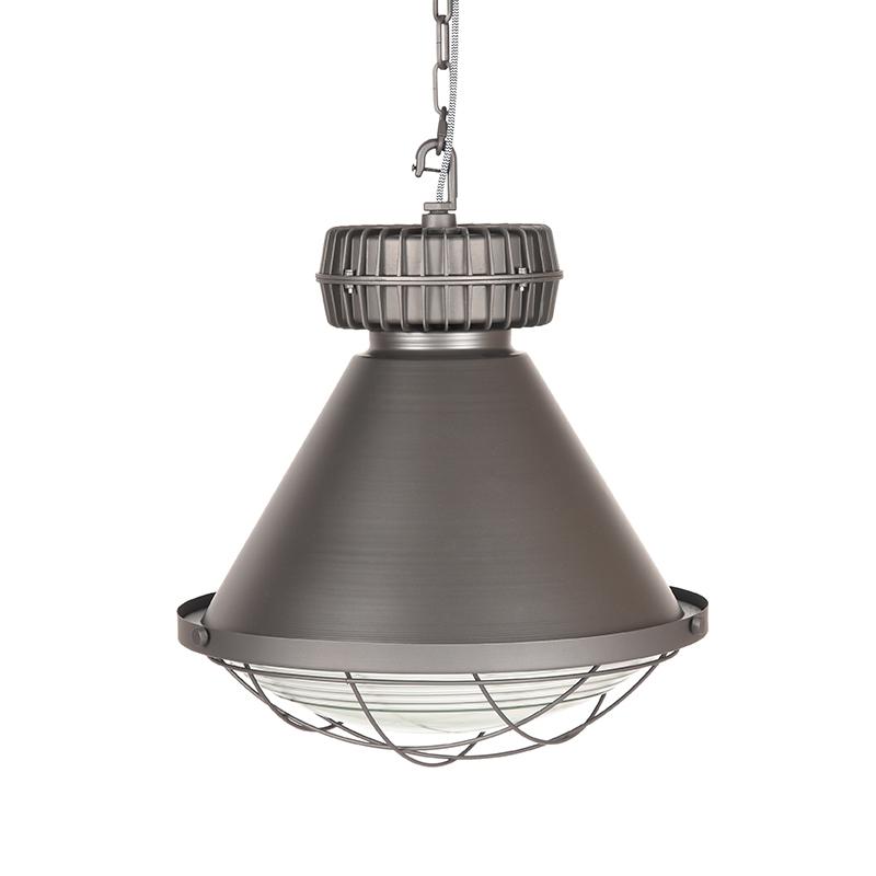  Hanglamp Duisburg - Burned Steel - Metaal afbeelding 1