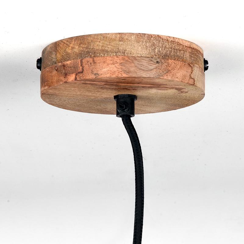  Hanglamp Finn - Hout - Hout afbeelding 4