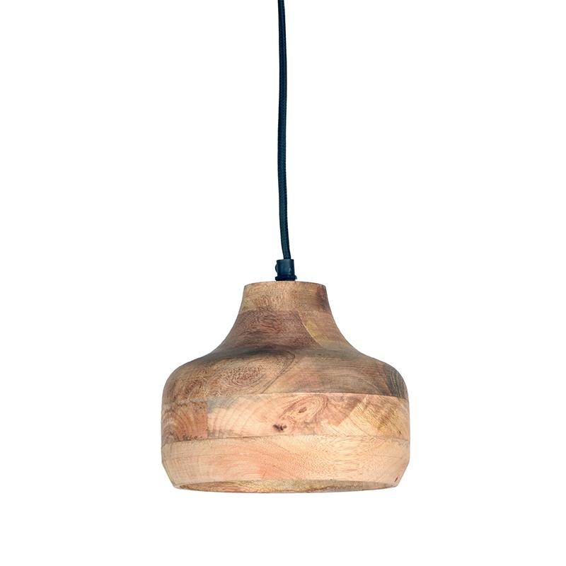  Hanglamp Finn - Hout - Hout afbeelding 1