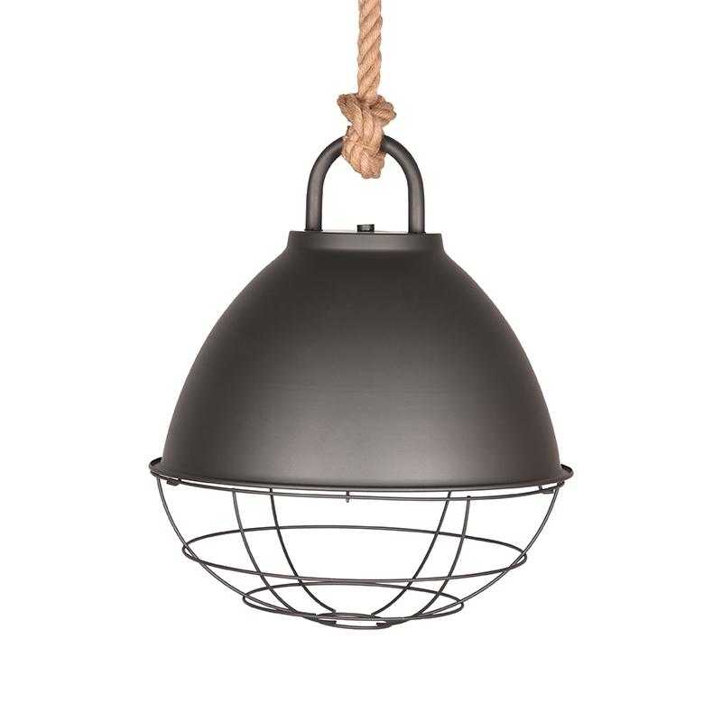  Hanglamp Korf - Burned Steel - Metaal - L afbeelding 1