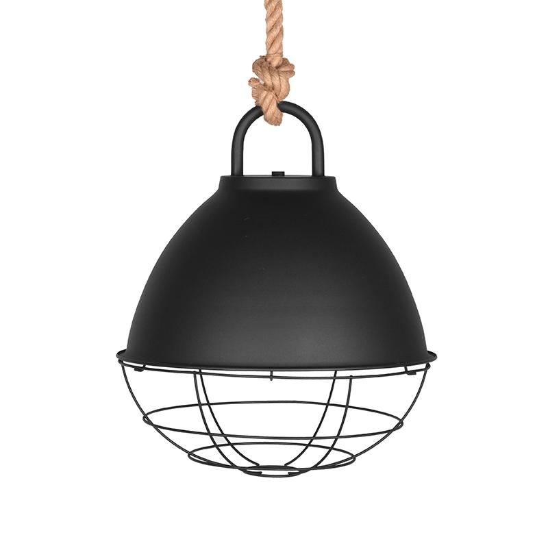  Hanglamp Korf - Zwart - Metaal - L afbeelding 1