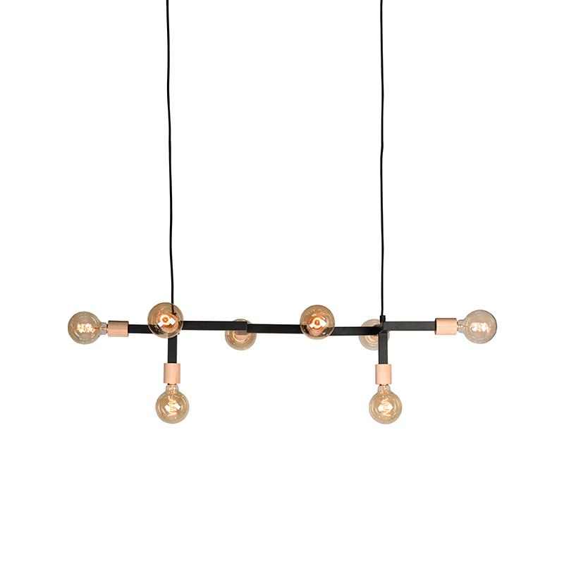  Hanglamp Loco - Zwart - Metaal afbeelding 1