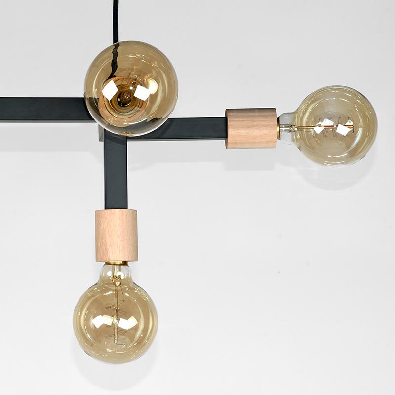  Hanglamp Loco - Zwart - Metaal afbeelding 3