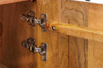 Highboard 3D mangohout Line Art 120 cm