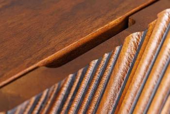 Highboard 3D mangohout Line Art 120 cm