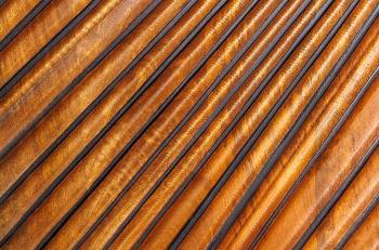 Highboard 3D mangohout Line Art 120 cm