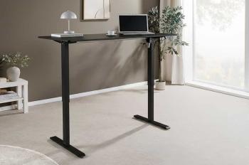 Electrisch hoogte verstelbaar bureau antraciet zwart 140 cm