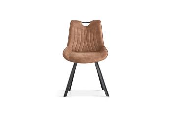 Eetkamerstoel bruin vintage