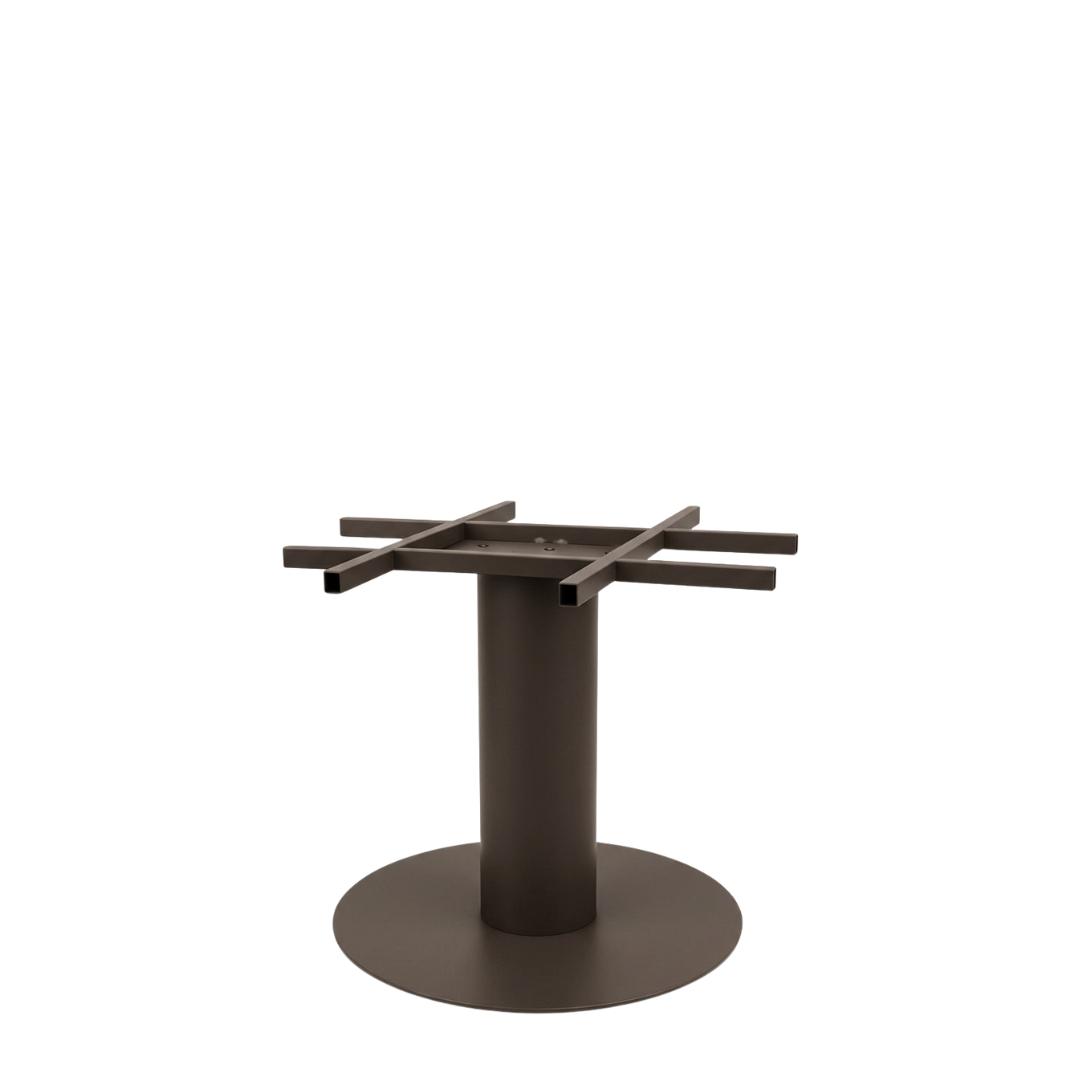  Eetkamertafel Extra Stable - Brons - Metaal - 70x70x72 cm afbeelding 1