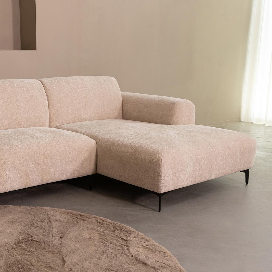  Hoekbank Merido - Naturel - Raven - Links Voorstaand afbeelding 3