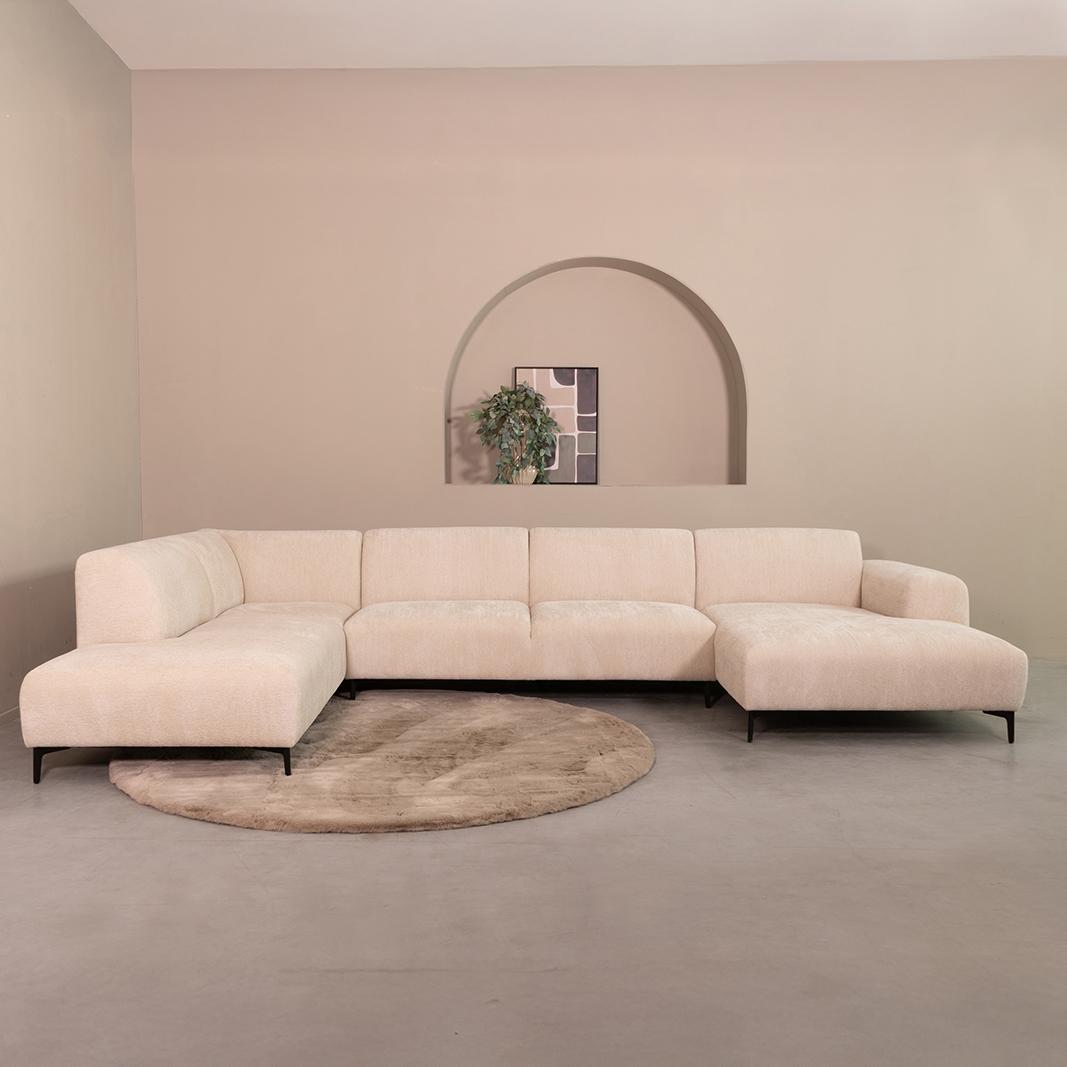  Hoekbank Merido - Naturel - Raven - Rechts Voorstaand afbeelding 2