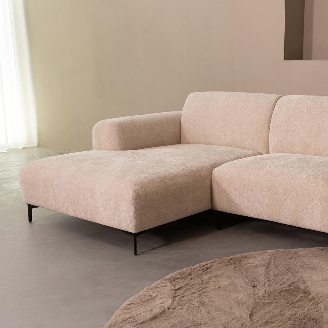  Hoekbank Merido - Naturel - Raven - Rechts Voorstaand afbeelding 3