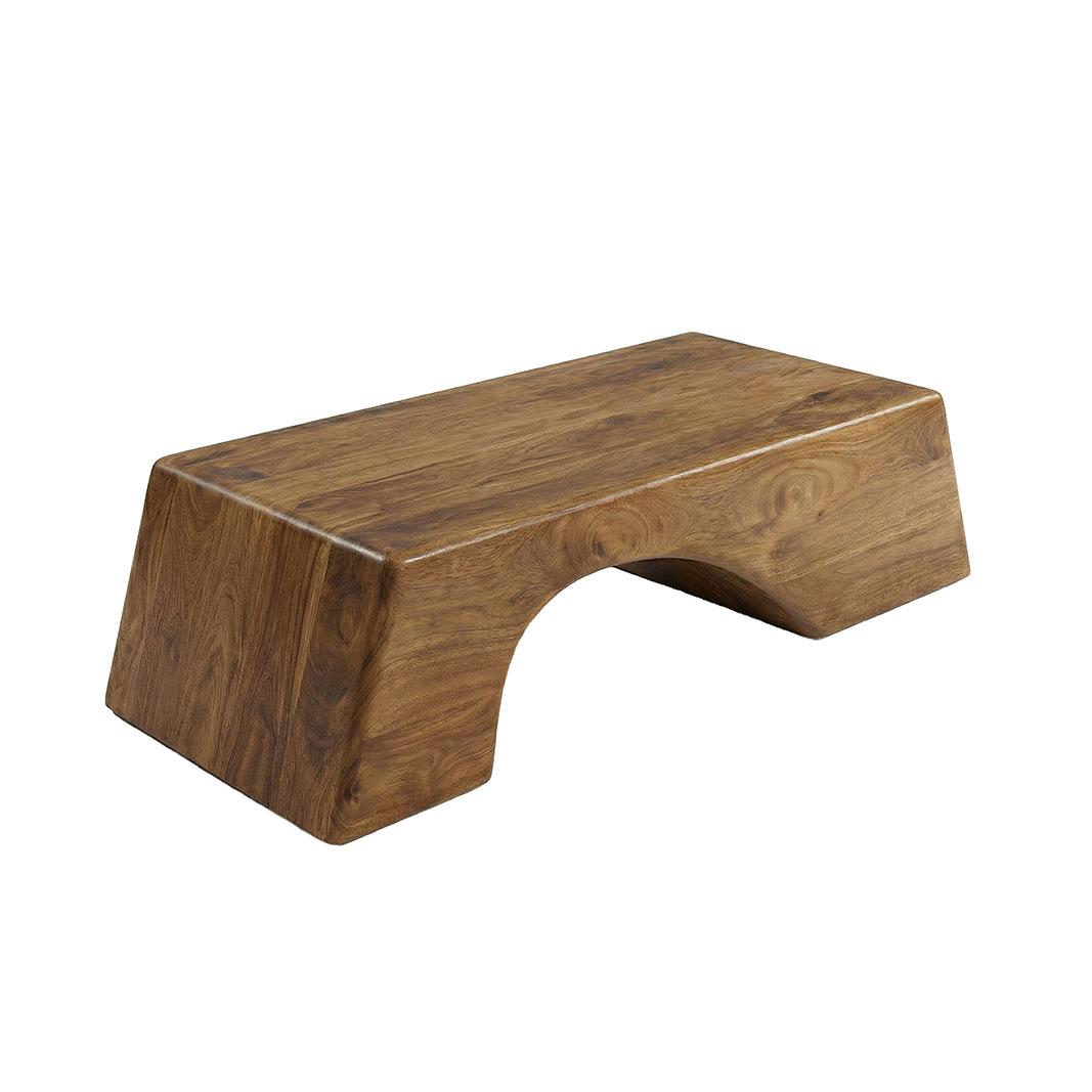  Salontafel Arc - Nature Smooth - Mangohout - 110 cm afbeelding 1