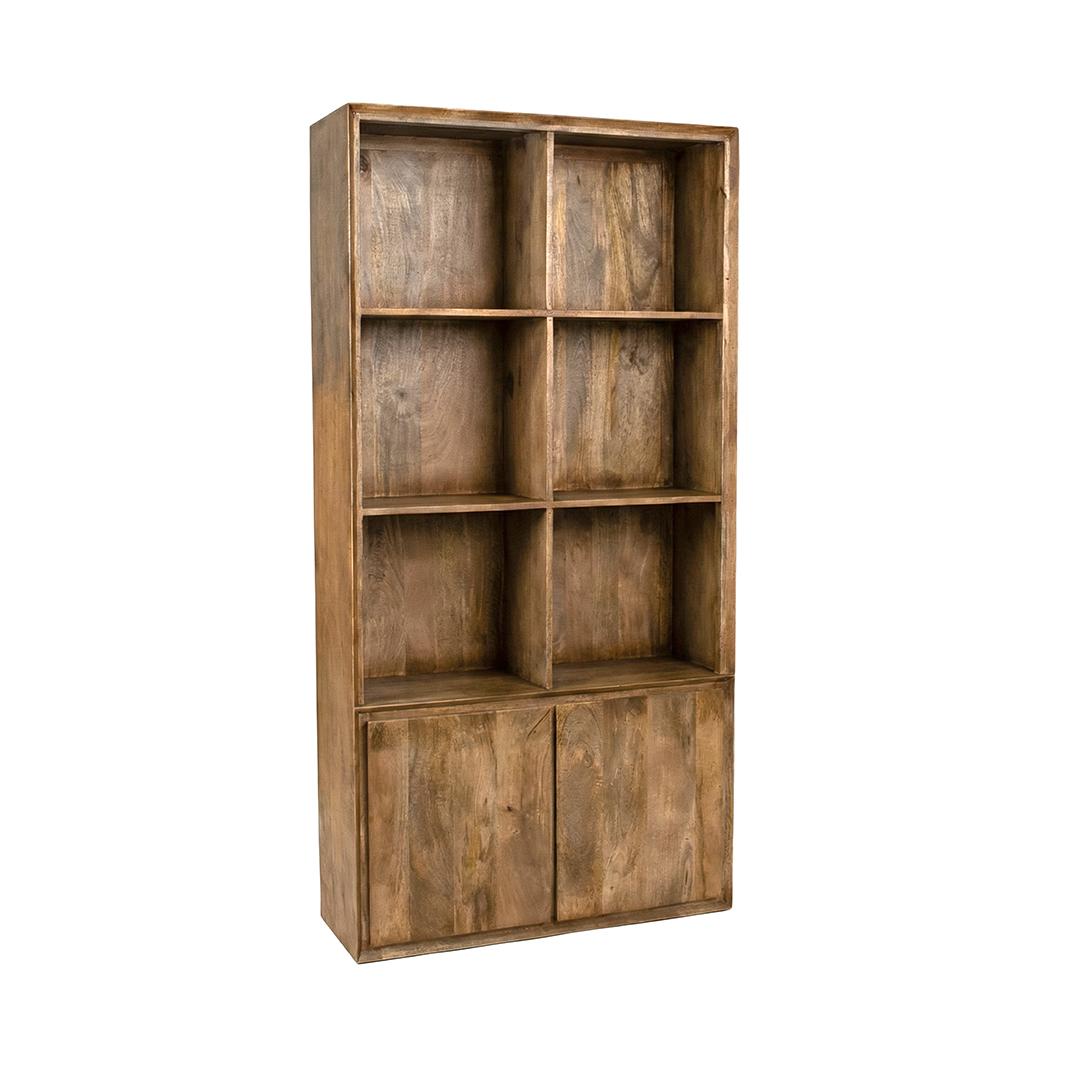  Boekkast Nori - Nature Smooth - Mangohout afbeelding 1