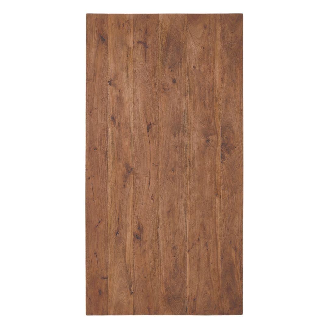  Eetkamertafel Tafelblad Rechthoek - Nature Smooth - Mangohout - 240 cm - Rechthoek afbeelding 2