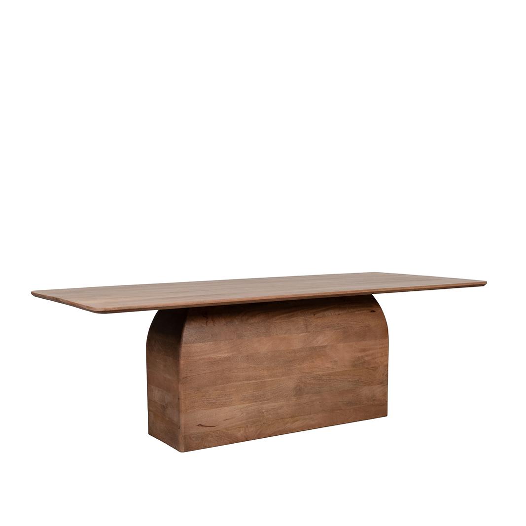  Eetkamertafel Owen - Nature Smooth - Mangohout - 220 cm - Rechthoek afbeelding 1