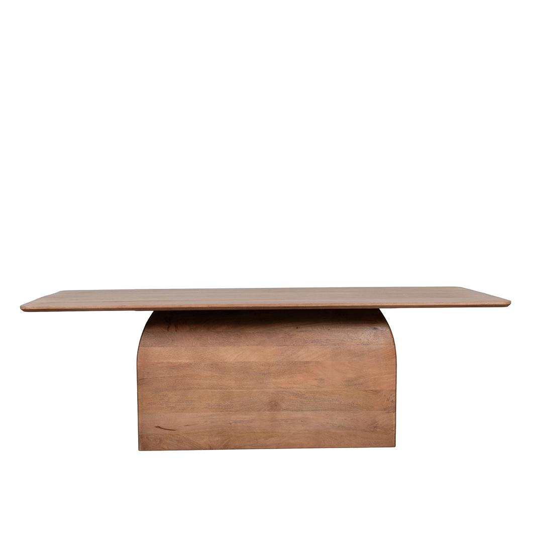  Eetkamertafel Owen - Nature Smooth - Mangohout - 220 cm - Rechthoek afbeelding 2