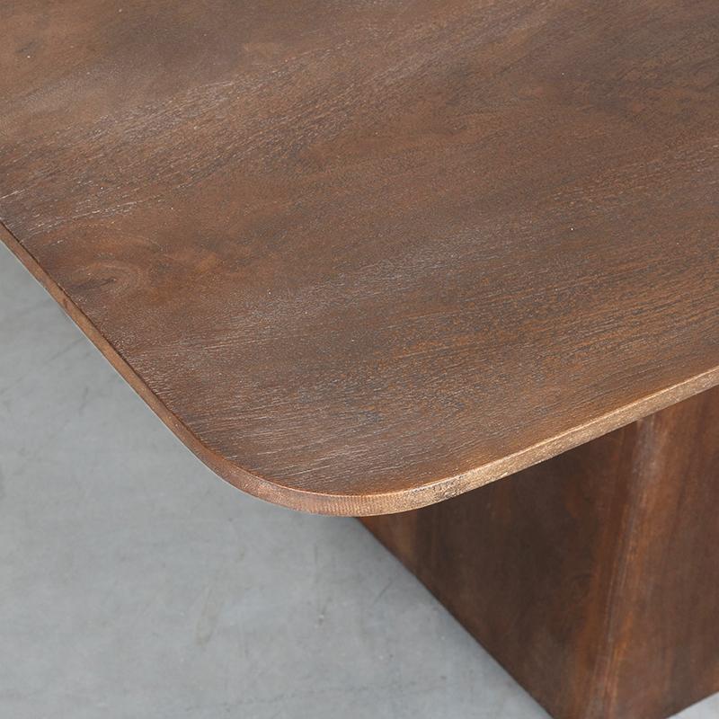 Eetkamertafel Owen - Nature Smooth - Mangohout - 220 cm - Rechthoek afbeelding 3
