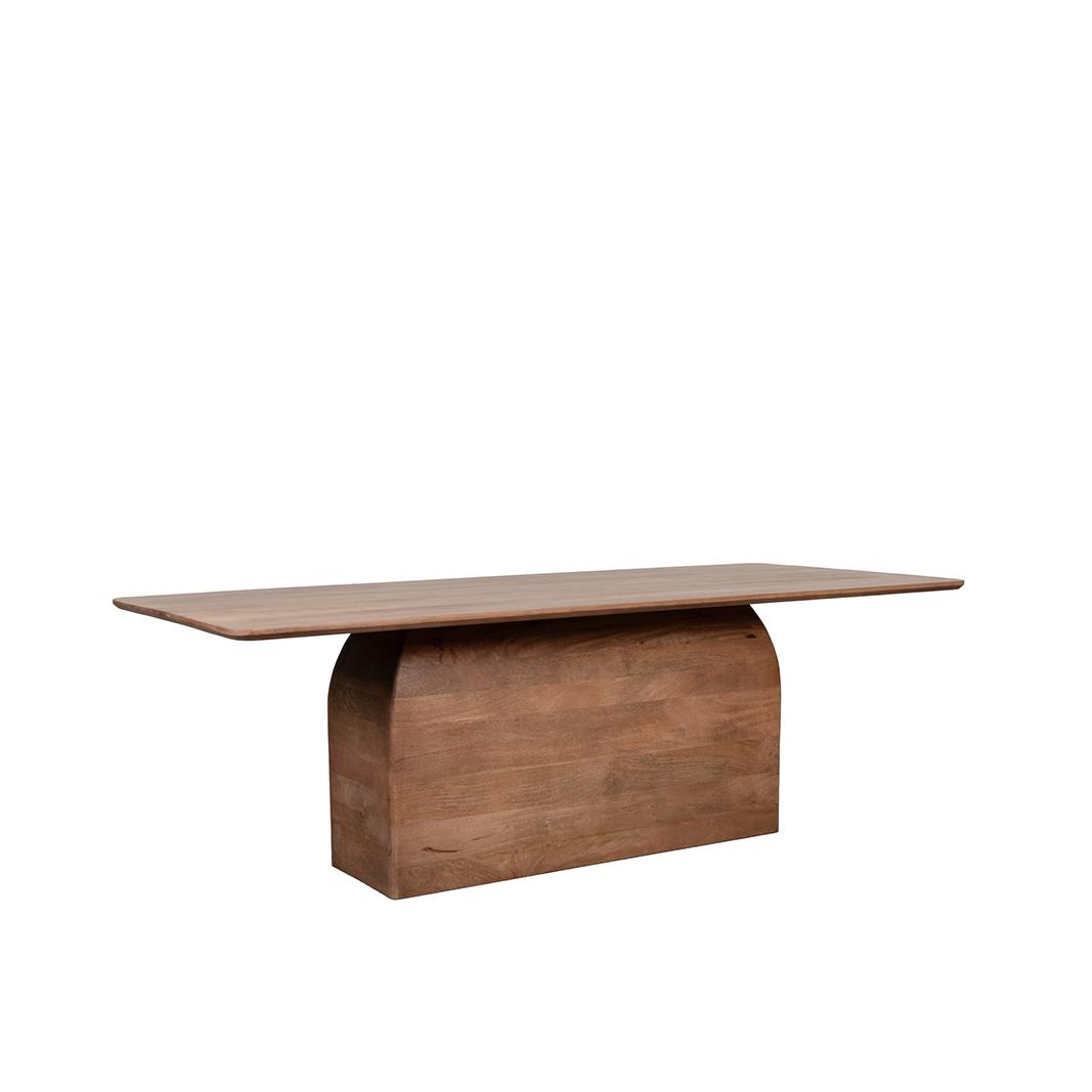  Eetkamertafel Owen - Nature Smooth - Mangohout - 200 cm - Rechthoek afbeelding 1