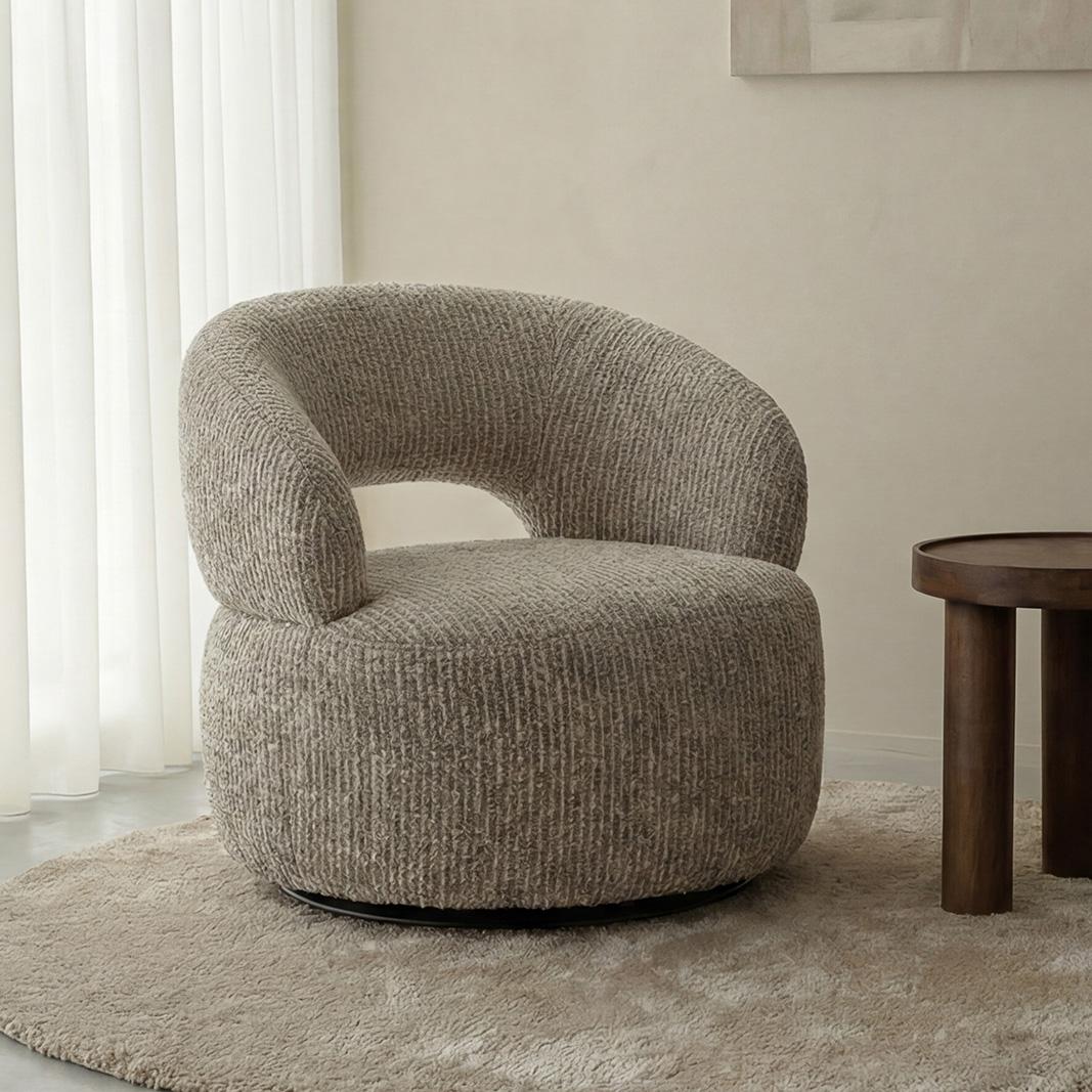  Fauteuil Nusanna - Taupe - Silencio - One size afbeelding 1