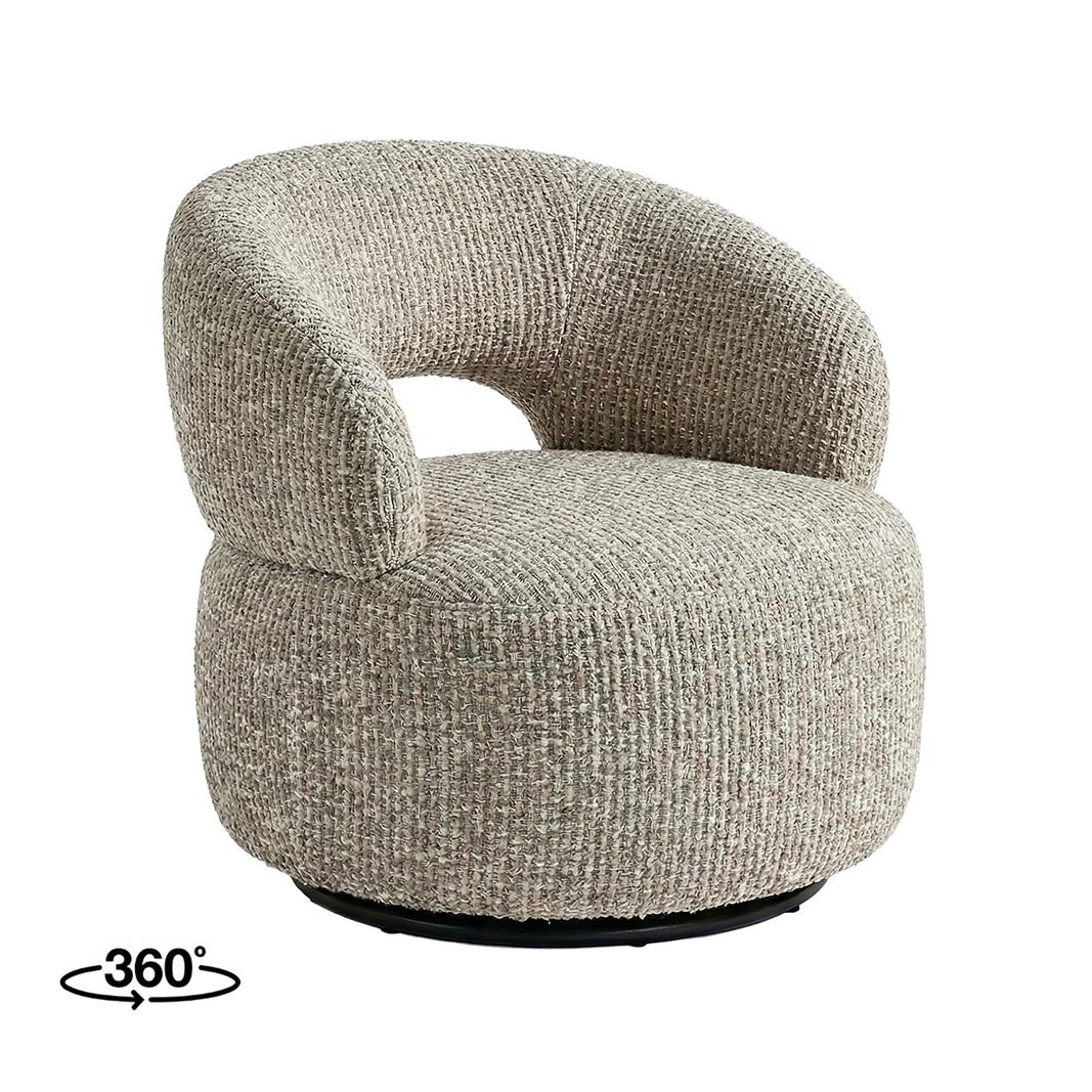  Fauteuil Nusanna - Taupe - Silencio - One size afbeelding 2