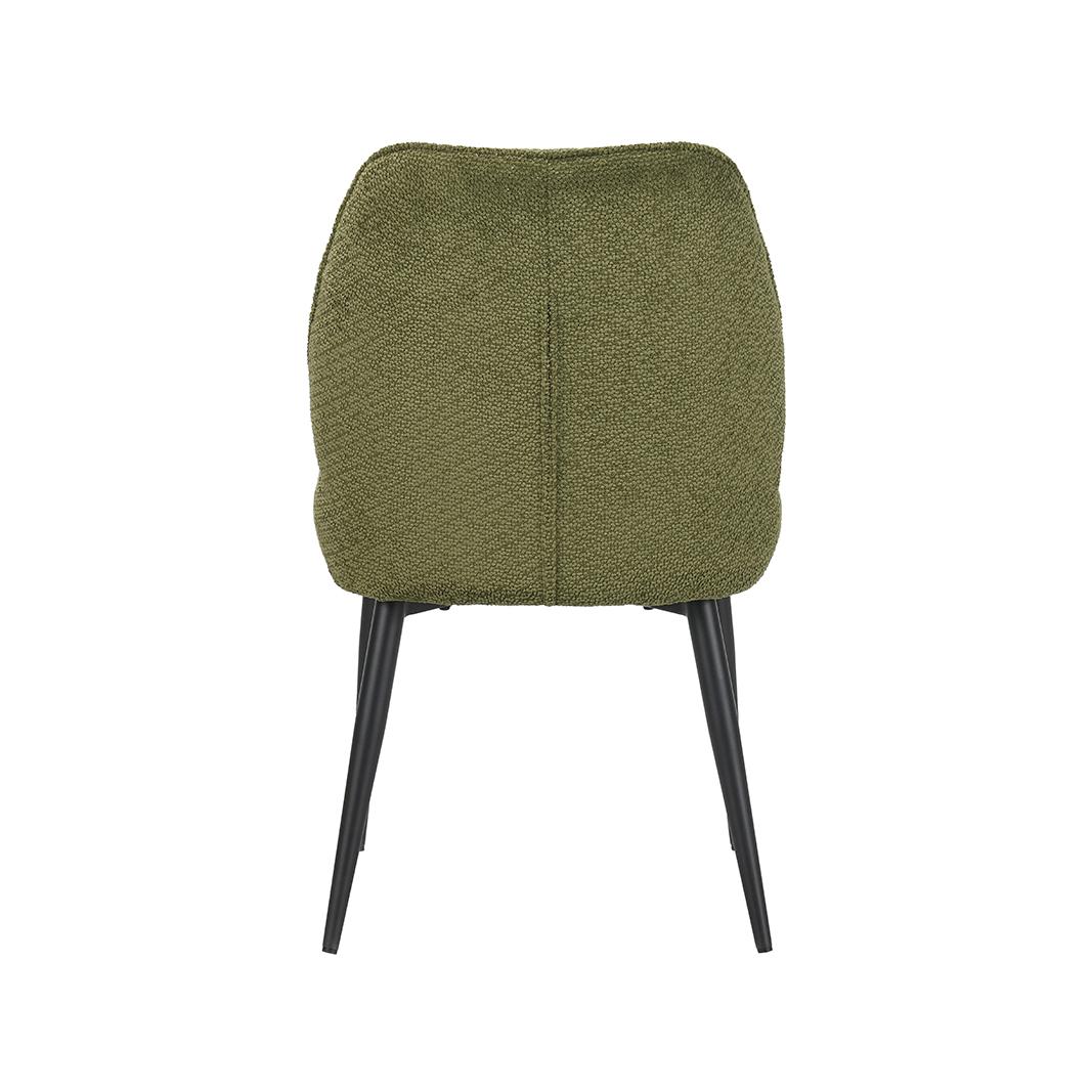  Eetkamerstoel Liam - Hunter - Egon - Zwart Metalen Frame afbeelding 5