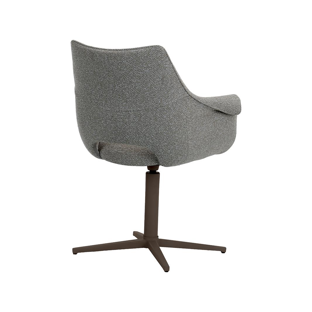  Eetkamerstoel Nozomi - Mushroom - Royal Boucle - Brons Metalen Frame afbeelding 5