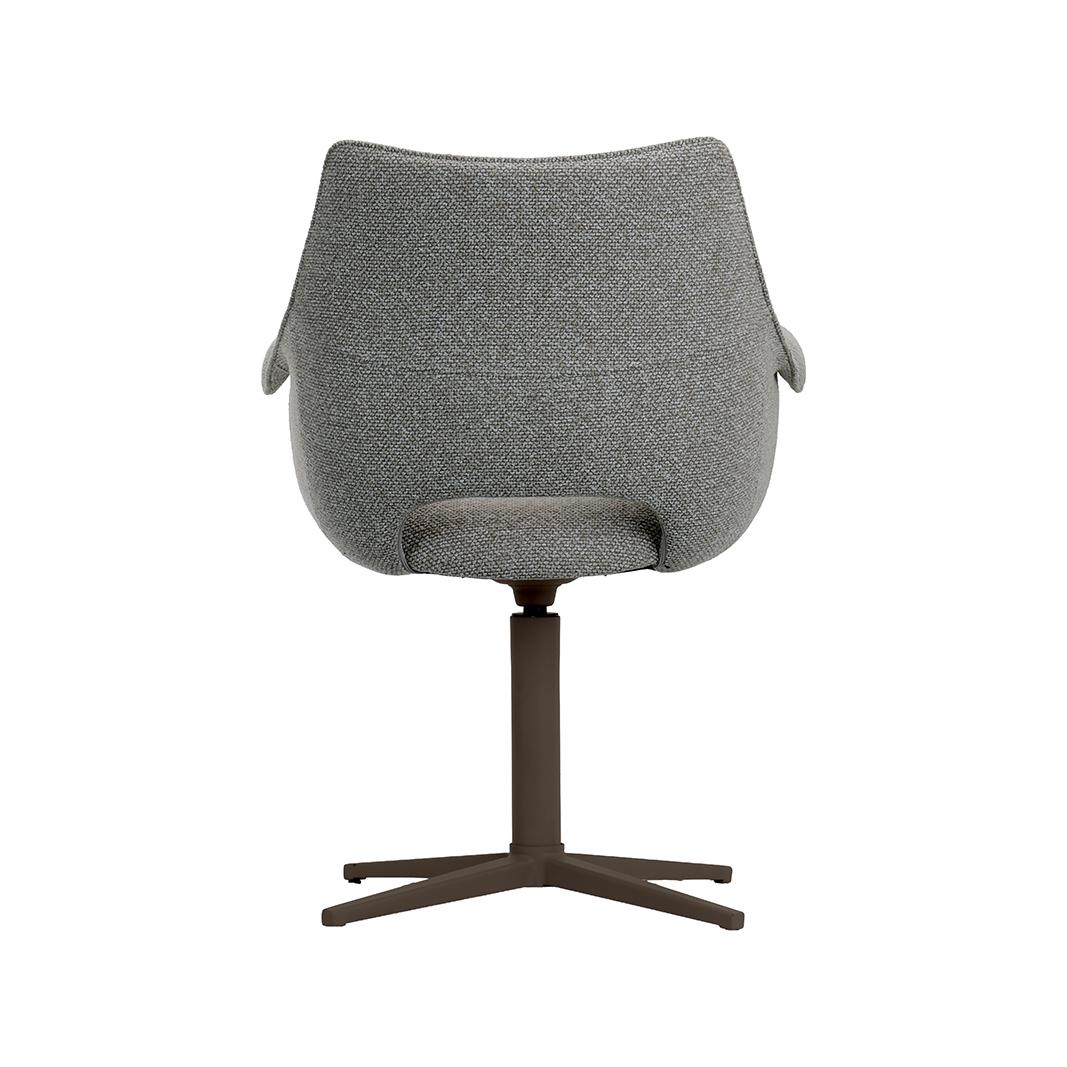  Eetkamerstoel Nozomi - Mushroom - Royal Boucle - Brons Metalen Frame afbeelding 6