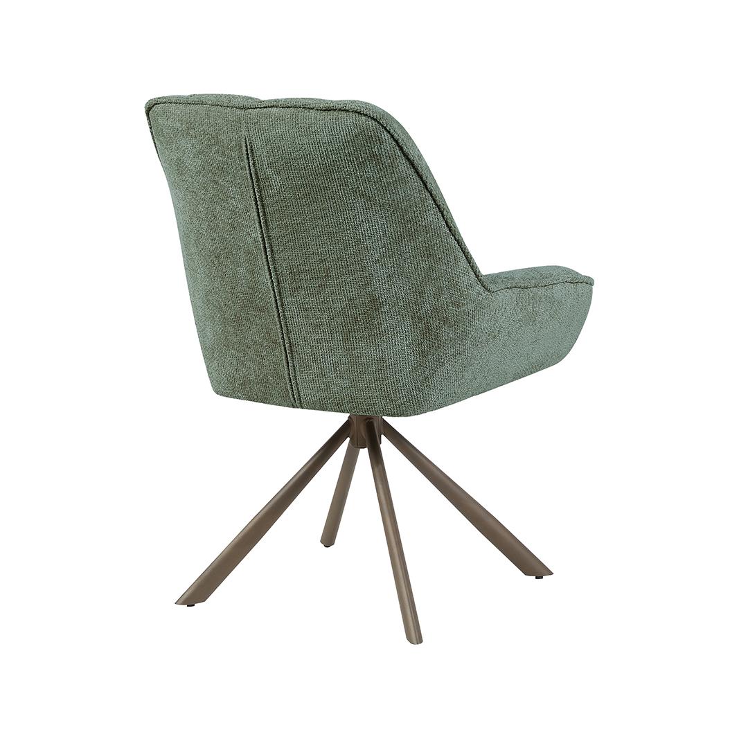  Eetkamerstoel Reims - Hunter - Haga - Brons Metalen Frame afbeelding 4