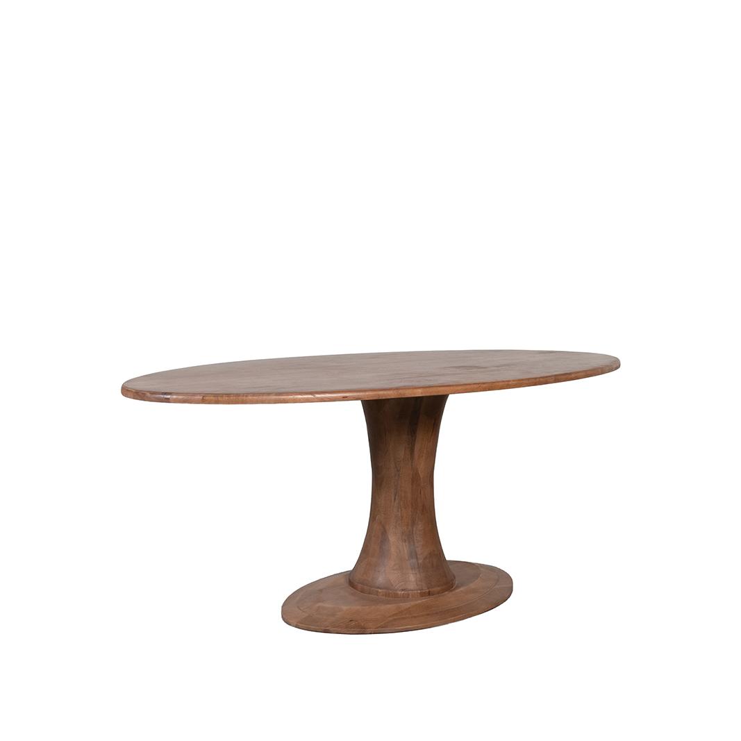  Eetkamertafel Craft - Nature Smooth - Mangohout - 200 cm - Ovaal afbeelding 3