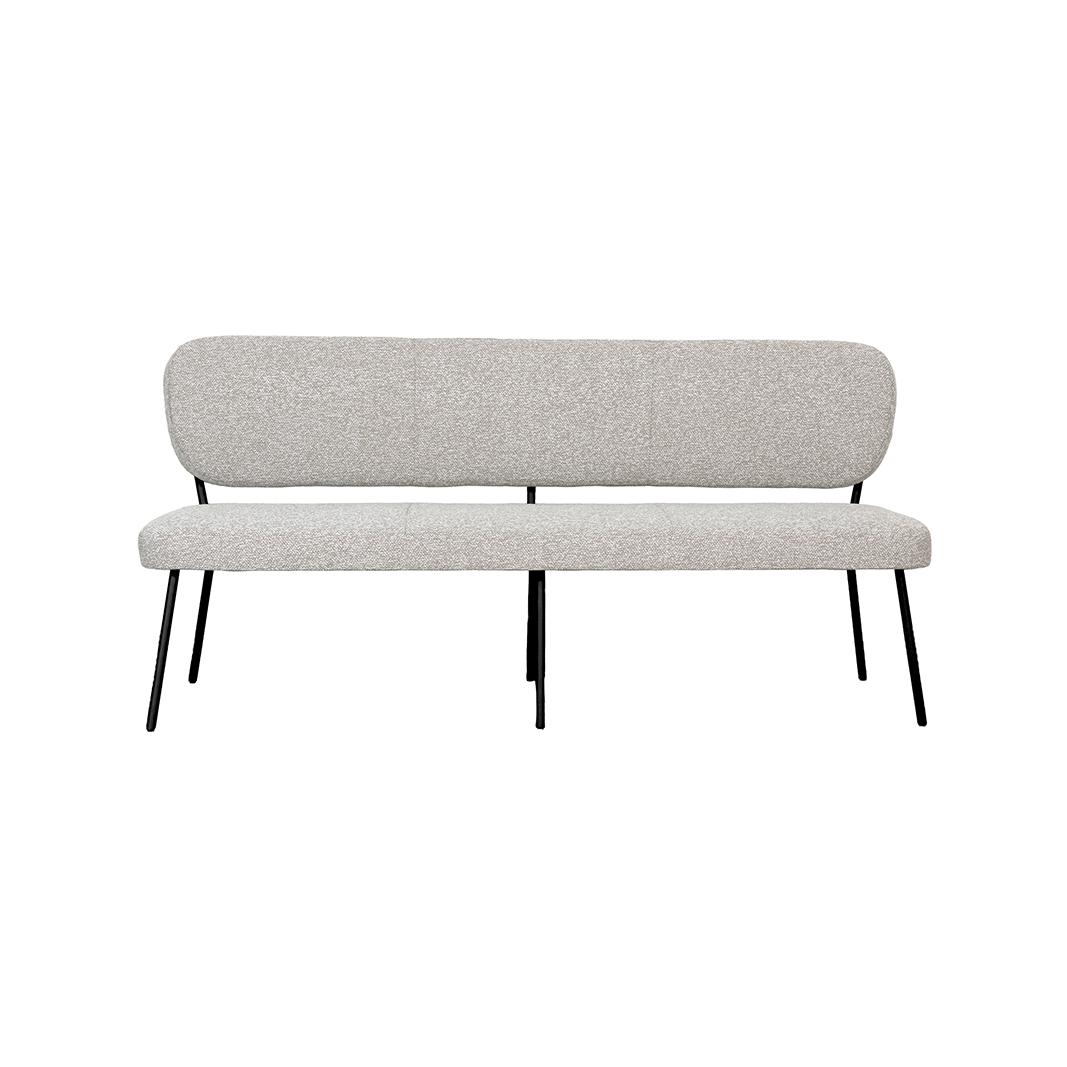  Eetkamerbank Singapore - Naturel - Royal Boucle - 190 cm afbeelding 2