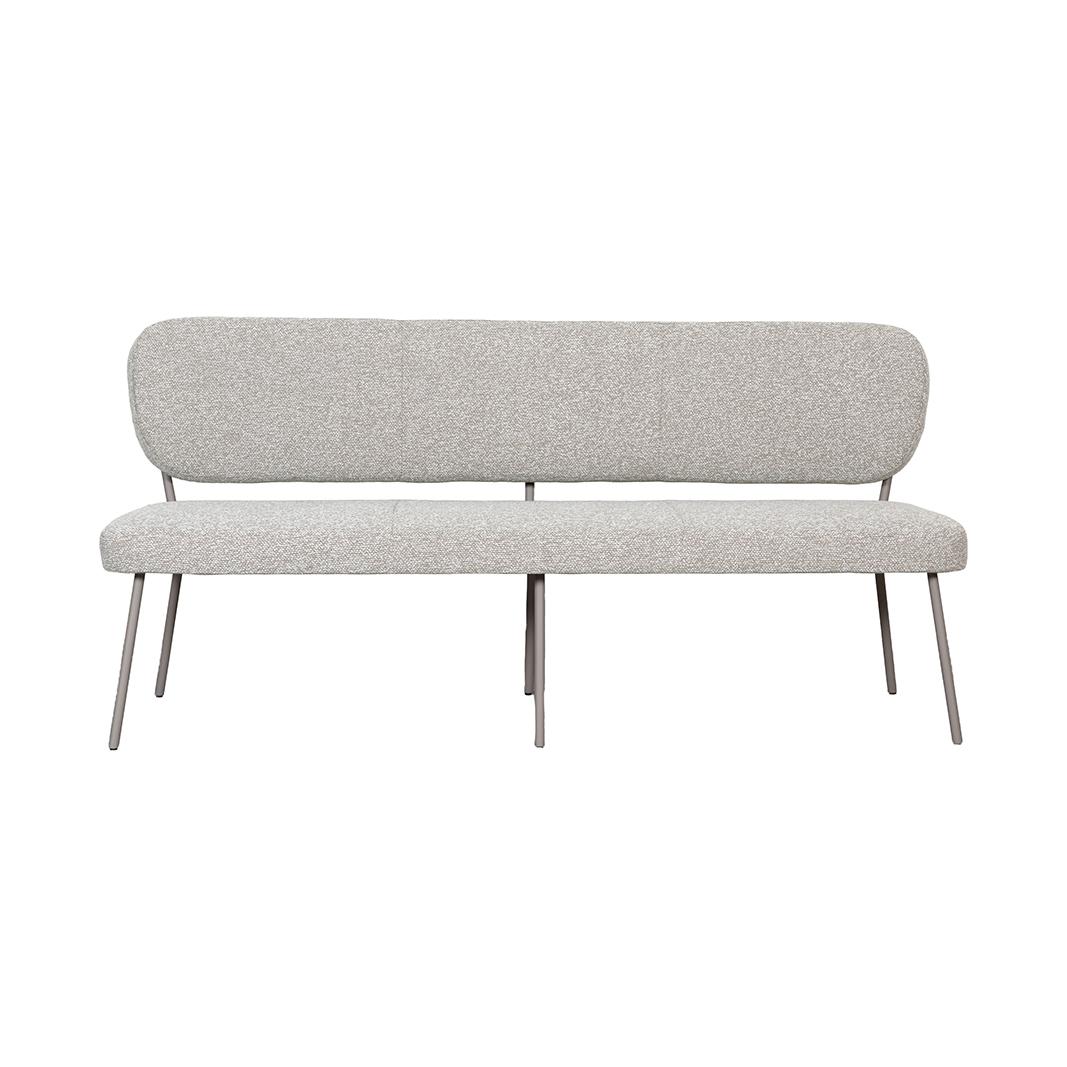  Eetkamerbank Singapore - Naturel - Royal Boucle - 220 cm afbeelding 2