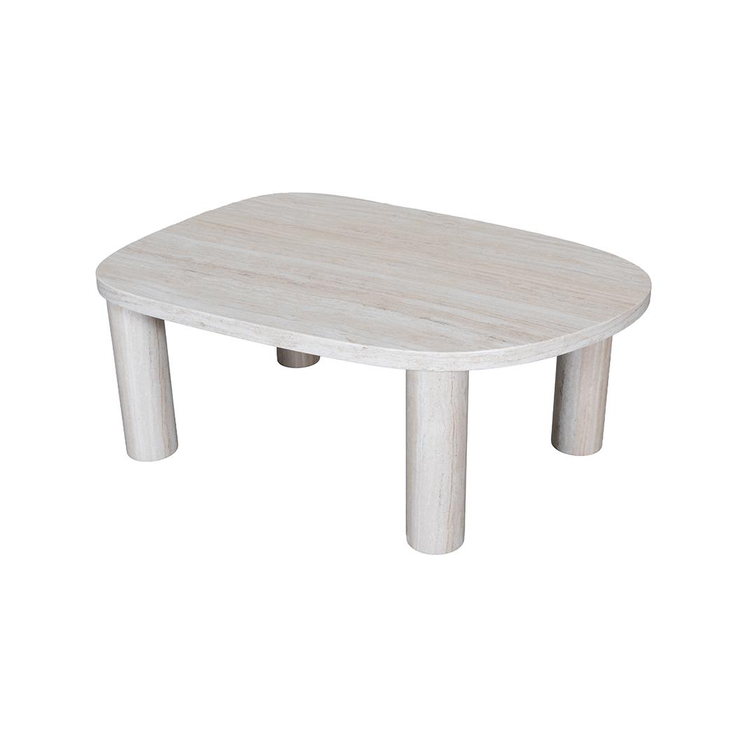  Salontafel Clean - Travertin - Travertin afbeelding 4