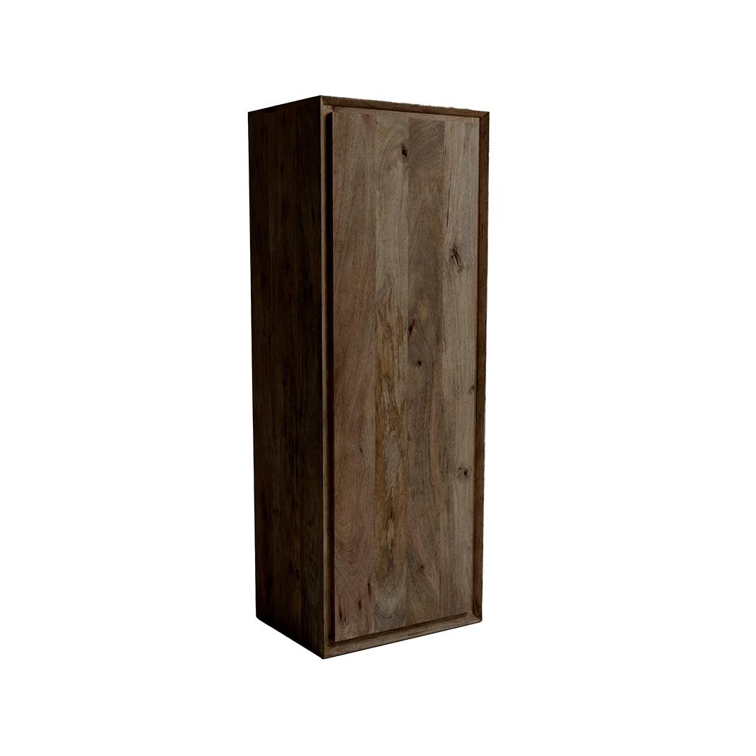  Bergkast Nori - Espresso - Mangohout - 140 cm - Rechts afbeelding 2