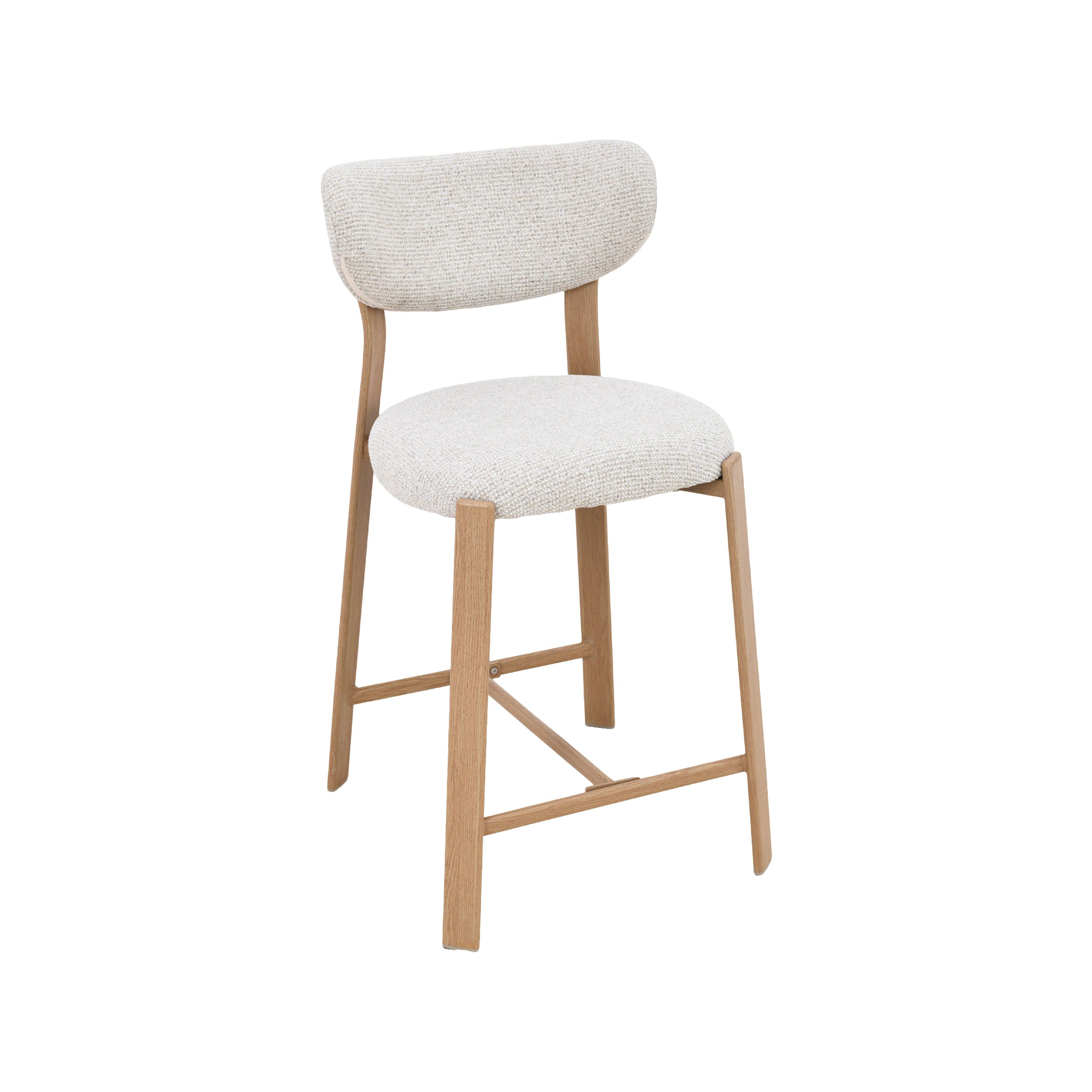  Barkruk Mika - Naturel - Prestige - Laag afbeelding 1