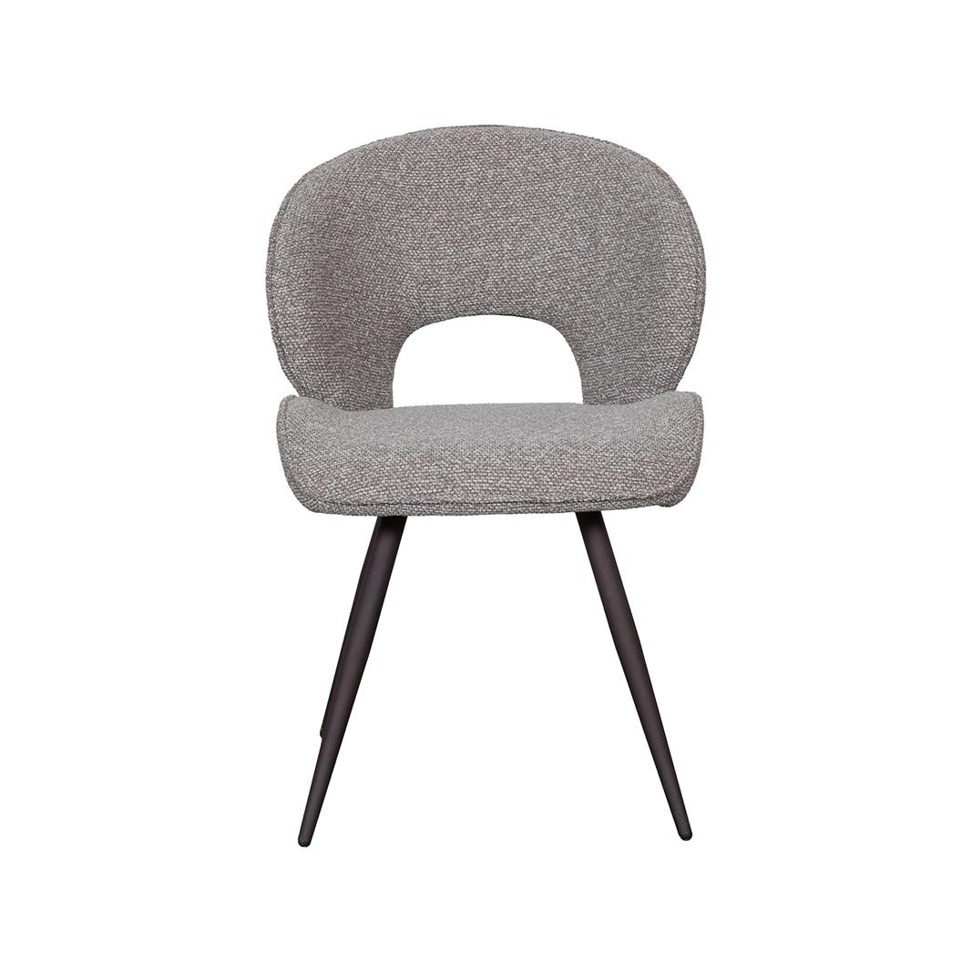  Eetkamerstoel Sakura - Mushroom - Royal Boucle - Brons Metalen Frame afbeelding 3