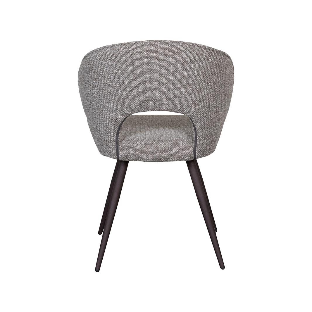  Eetkamerstoel Sakura - Mushroom - Royal Boucle - Brons Metalen Frame afbeelding 5