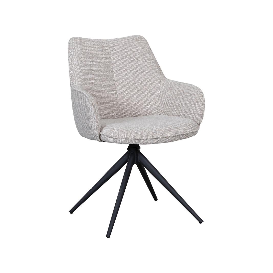  Eetkamerstoel Sawa - Naturel - Royal Boucle afbeelding 3