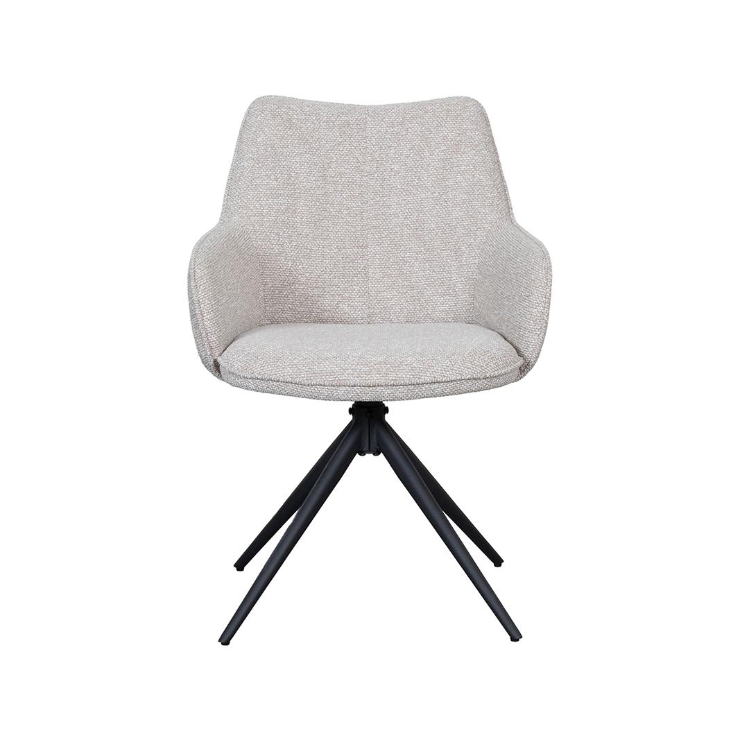  Eetkamerstoel Sawa - Naturel - Royal Boucle afbeelding 4