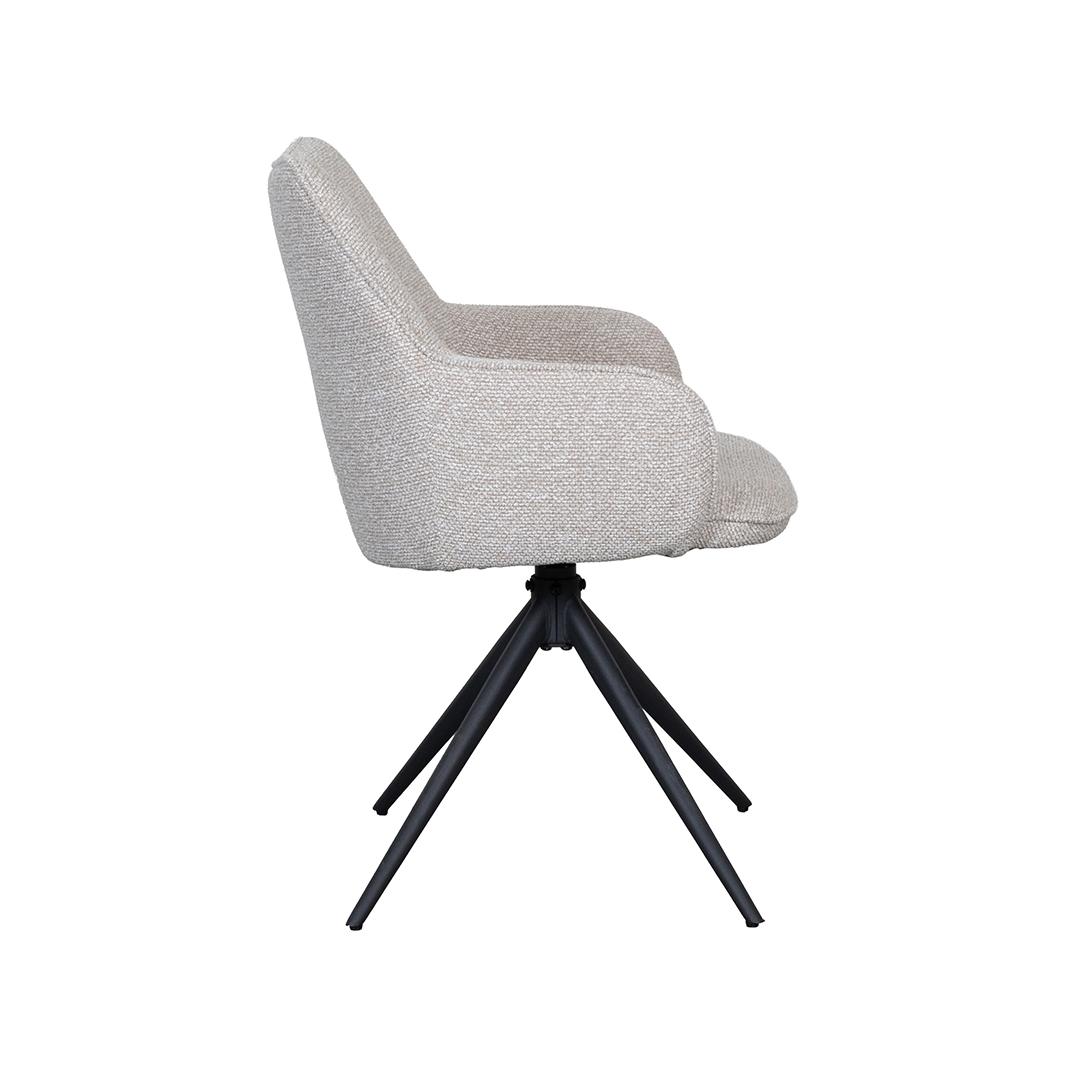  Eetkamerstoel Sawa - Naturel - Royal Boucle afbeelding 5