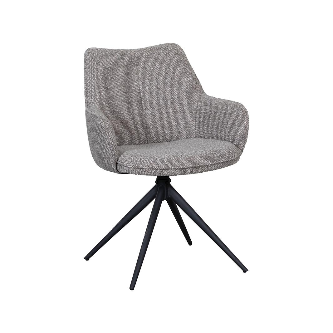  Eetkamerstoel Sawa - Mushroom - Royal Boucle afbeelding 2