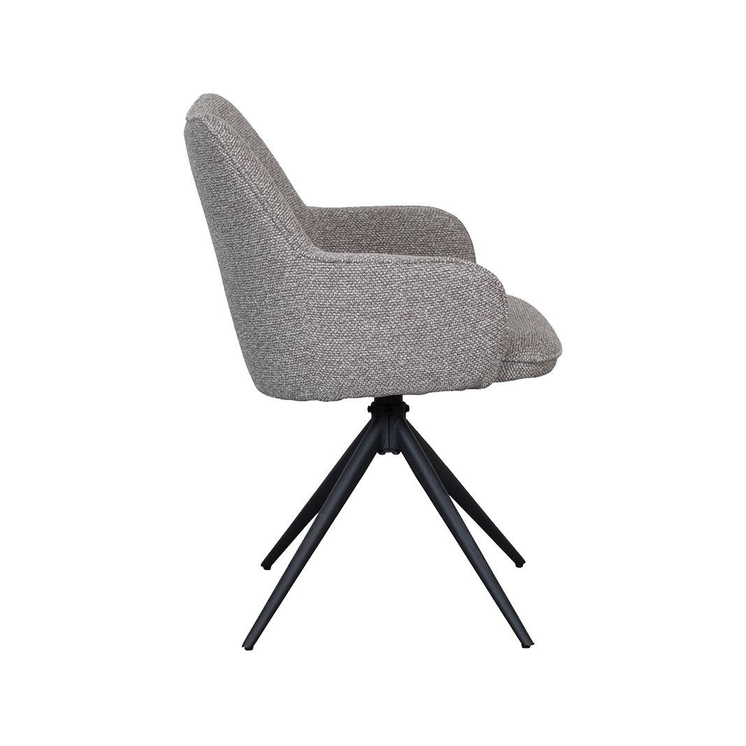  Eetkamerstoel Sawa - Mushroom - Royal Boucle afbeelding 4