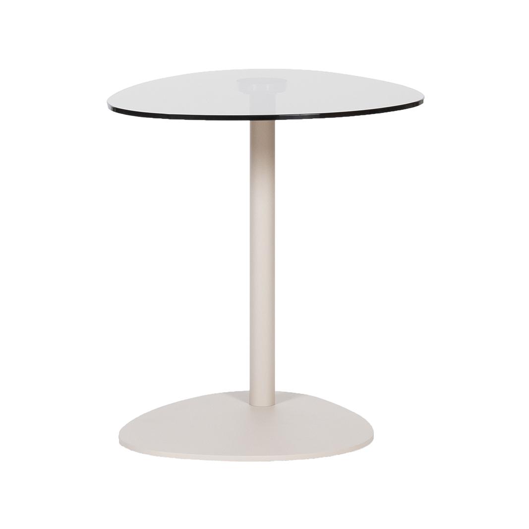  Bijzettafel Lily - Smoked Brown - Glas afbeelding 3