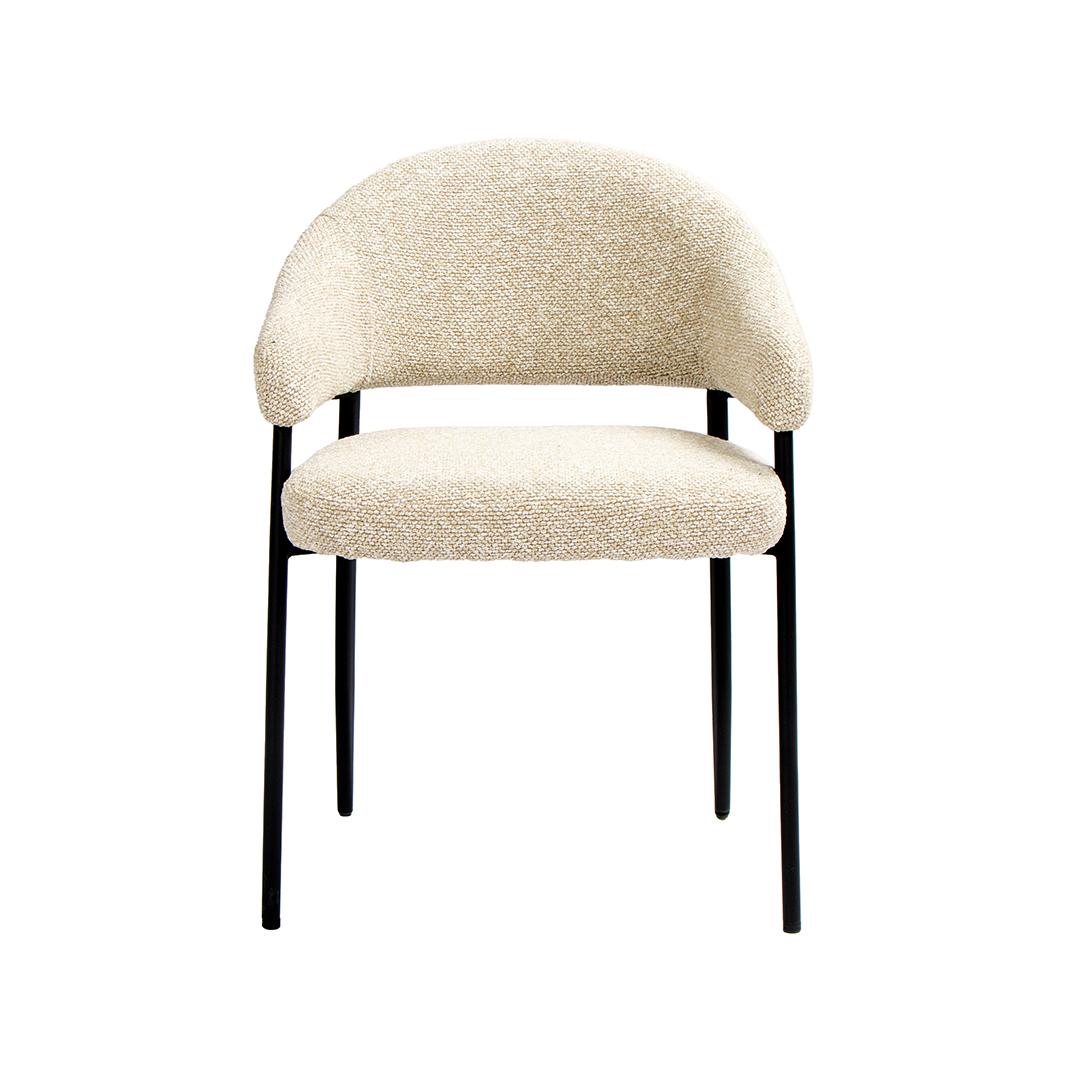  Eetkamerstoel Sora - Naturel - Royal Boucle afbeelding 2