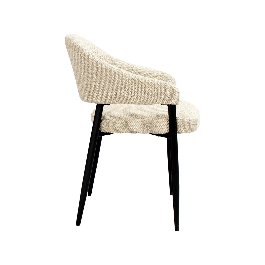  Eetkamerstoel Sora - Naturel - Royal Boucle afbeelding 3