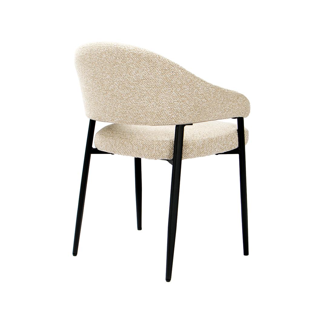  Eetkamerstoel Sora - Naturel - Royal Boucle afbeelding 4